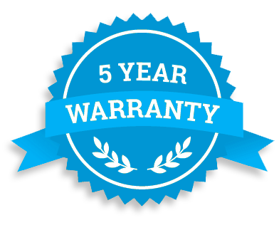 Hydropathy 5 year Warranty